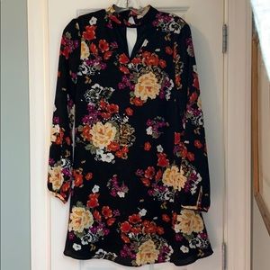Black Dress w/ Flowers!